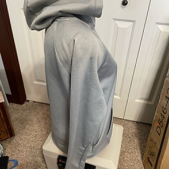 Under Armour ColdGear Womens Medium Gray Hoodie - Picture 4 of 5
